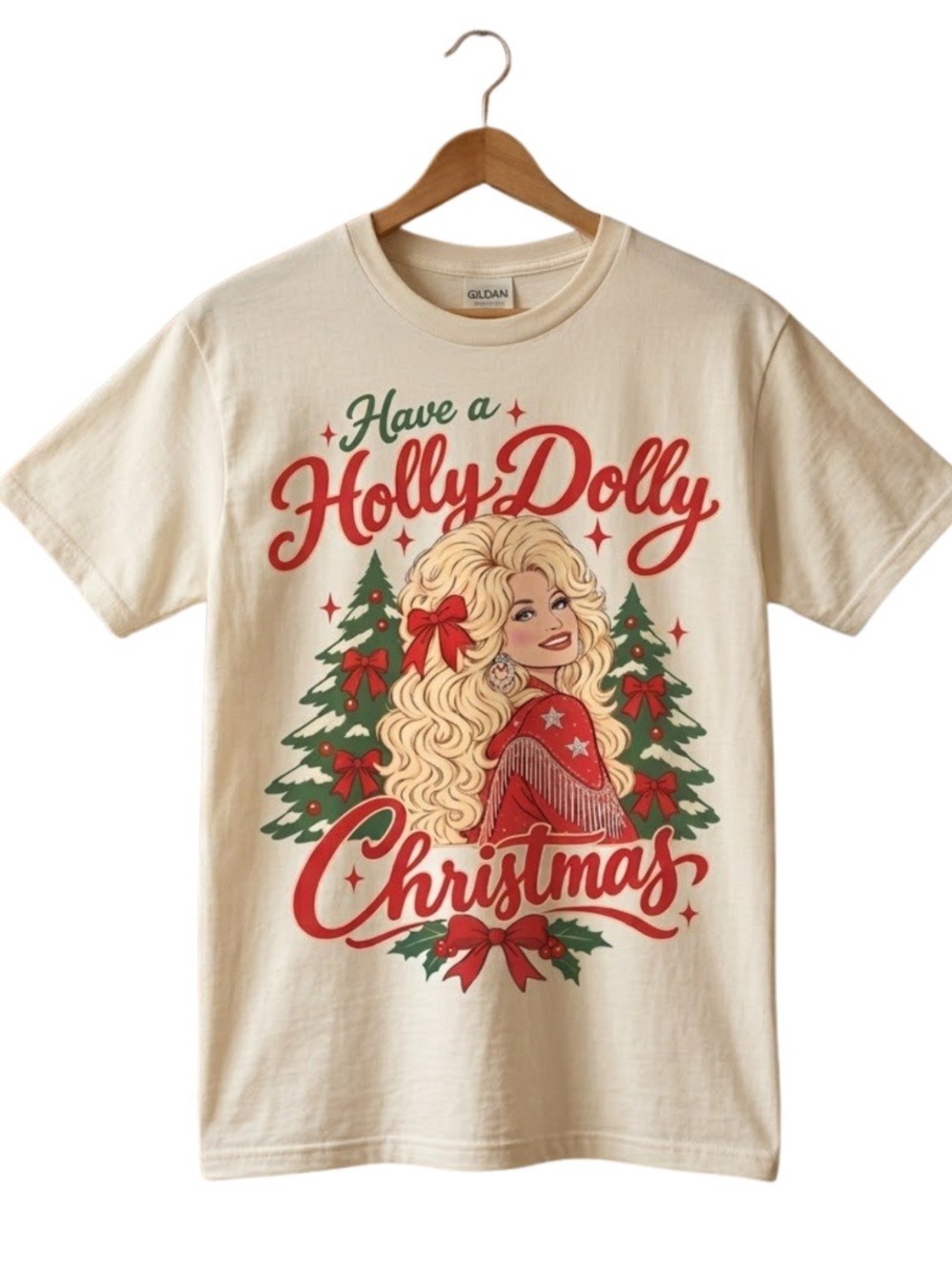 Have A Holly Dolly Parton Christmas T-shirt